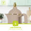 Royalford Glass Vacuum Flask, Vacuum Insulated Tea Carafe 1000ML -Heat & Cold Retention, Thermal Insulated Airpot-124361625