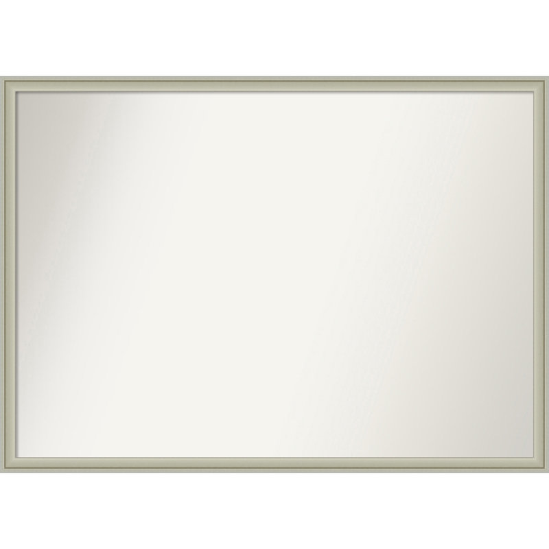 Miroir mural Florence, Rectangle, 28,75 po x 39,75 po, Argent