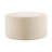 Modern Elegant Cream Velvet Side Table , 30.67"X30.67"X15.59", Foam Versatile For Decor, 30X30x16, Filled, Adds Style-620052707