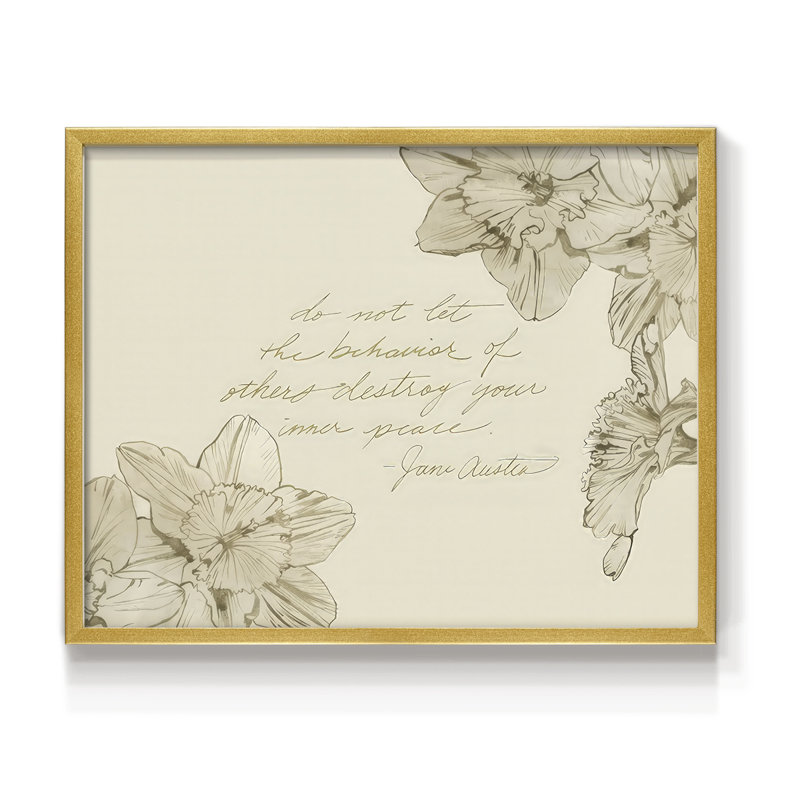 Austen's Advice II -Framed Print - Restickable