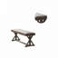 Banc de salle à manger en tissu