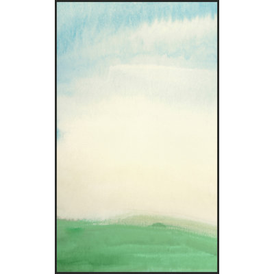 Pastoral View 1 Framed Painting Canvas