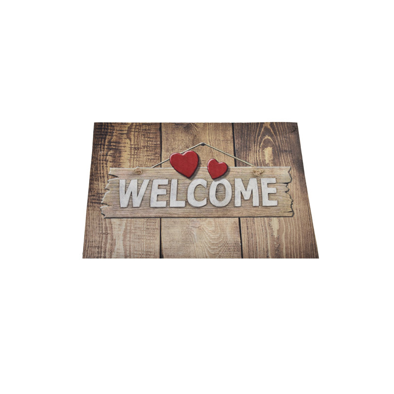 Durable PVC Doormat, Non-Slip Underside, 15.7 x 23.6 inches | 100% PVC Material, Machine Washable at 86°F | Perfect for Indoor & Outdoor Use, Easy to Clean, Stylish & Functional Welcome Mat