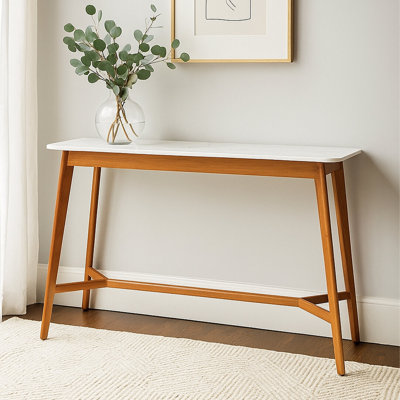 120cm Marble Top Console Table