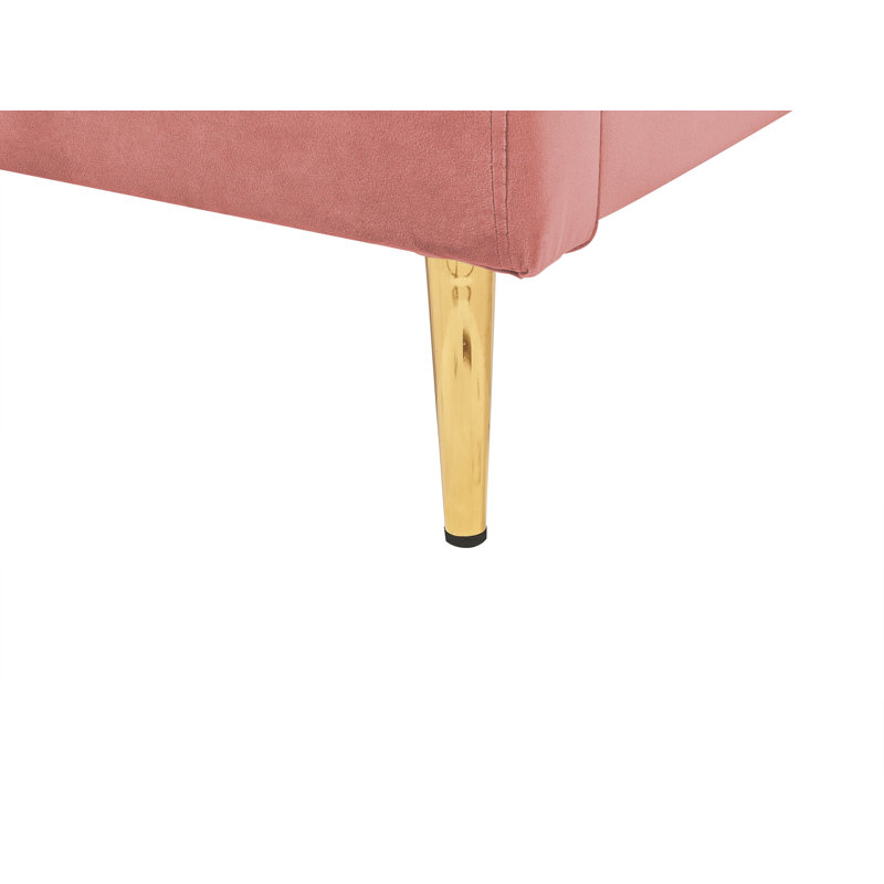 Alikai Upholstered Bed, Pink, Double (4'6)