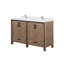 Ensemble de meuble-lavabo double avec plateau en marbre de culture et robinet-1363211802