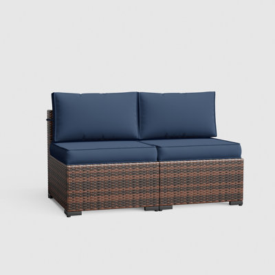 Flarrie 2-Person Patio Seating Group with Cushions