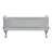 ACME Valkyrie Bench, Synthetic Leather, Antique Platinum Finish