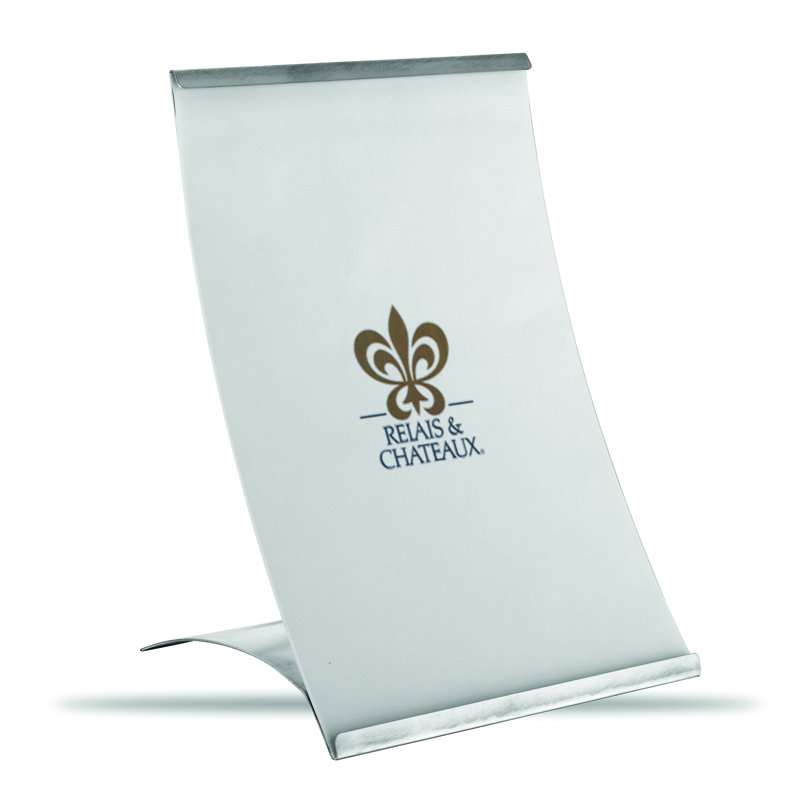 Giotto Menu Holder - 6 Pieces - Stainless Steel