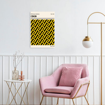 Geometric Optical Illusion Abstract Contemporary Wall Art Print 1 Piece Wrapped Canvas Wall Art