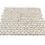 Carreau de mosaïque rond en verre 12 po x 12 po Eterna Penny-72256904