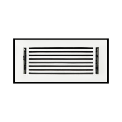 Ouverture de conduit d'air linéaire 4 po x 8 po (au total 5-1 / 2 po x 9-3 / 4 po)