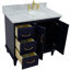 Ensemble de meuble-lavabo simple 37 po LeRay-435181631