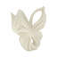 Décoration de papillon décorative pour la décoration intérieure - Figurine élégante en polyrésine, décoration idéale pour le salon et le vestibule - Blanc