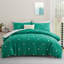 Dual Pattern Reversible Brushed Microfiber Printed Duvet Cover Set With Matching Pillow Covers-116779528-116779543