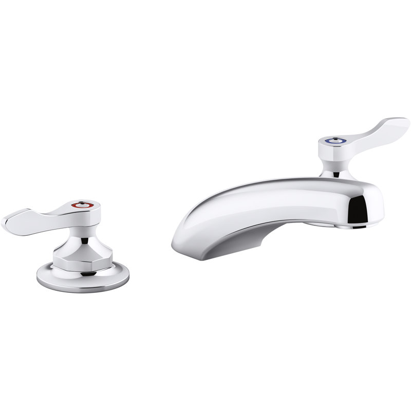 Triton Bowe 1.0 GPM Widespread Bathroom Sink Faucet with Laminar Flow and Lever Handles, Drain Not Included