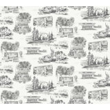 Modern Vista Toile Wallpaper Roll