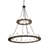 18 - Light Dimmable Wagon Wheel Chandelier
