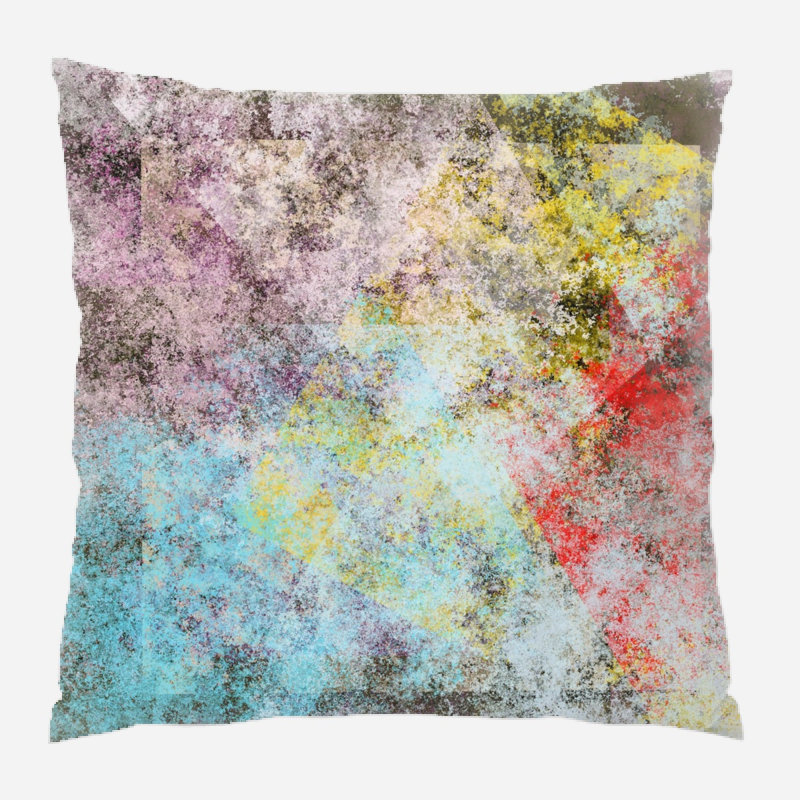 Coussin décoratif Irwinton, Microsuède, Intérieur 