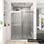 72 po X P 76 po Cabine de douche autoportante double coulissante sans cadre H au fini nickel brossé-122790624