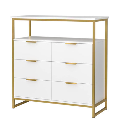 Commode à 6 tiroirs Kuisma