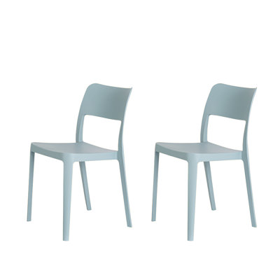 Alaycia Stacking Patio Dining Side Chair by Brayden Studio