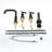 Widespread Double Handle Bathroom Faucet with Pop Up Drain-115827374