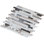 Ariya Random Sized Natural Stone Metal Glass Linear Mosaic Wall & Floor Tile