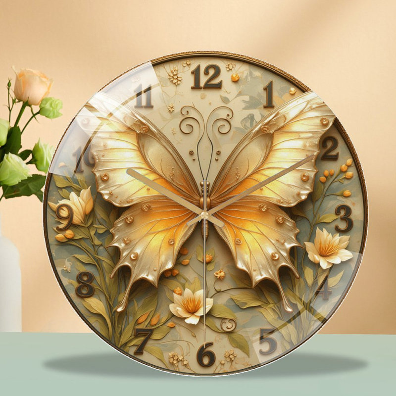 Horloge murale Butterfly
