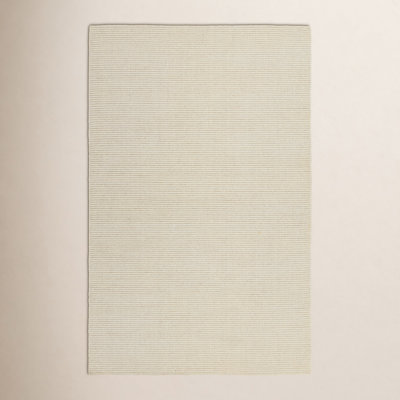 Cream Hand-Woven Rug