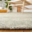 Tapis géométrique en jute et en coton tissé à la main avec latex Karaline-526778521