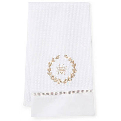 Bee Wreath Waffle Hand Towel