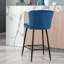 Catharina Upholstered Counter Stool with Metal Frame-2035920793