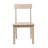Solid Wood Dining Chair in Natural Finish