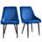 Girton 21" Wide Modern Velvet Channel Tufted Dining Chair-1851611361
