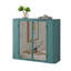Armoire à miroir murale pour salle de bain Army, 2 portes en miroir, tablette ouverte, structure en métal, espace compact, rangement pour salle de bain avec portes et compartiment, style, installation, structure en acier-51727185