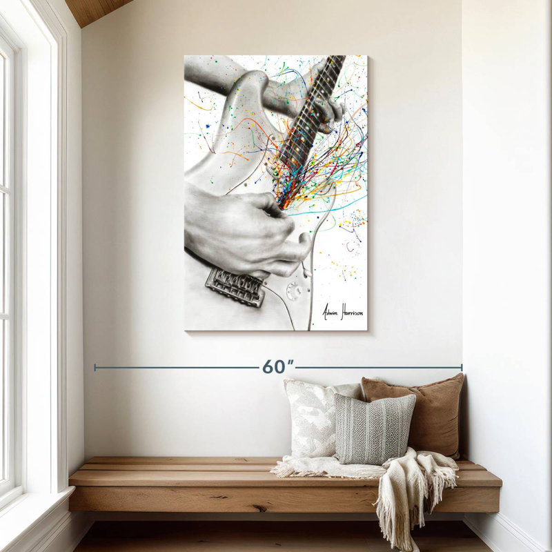 Abarca The Guitar Solo, 45" H x 30" W