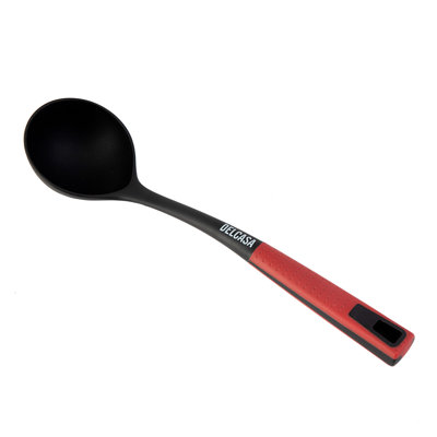 Delcasa Professional Non-Scratch Nylon Ladle, Multi-Colour, DC1676