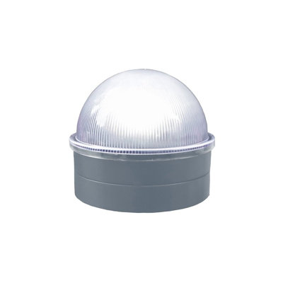 Classy Caps CH2233S Silver Chainlink Summit Solar Post Cap