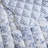 Blue King Bedding Sets, Soft Polyester Floral Quilt for Modern Home