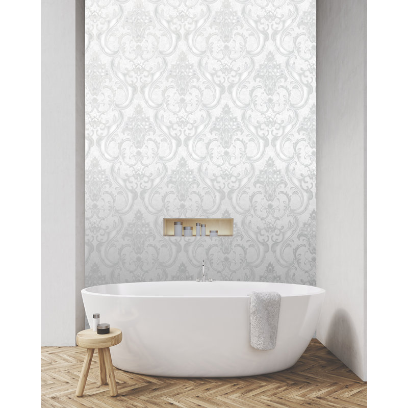 Nallely Damask, Silver Grey