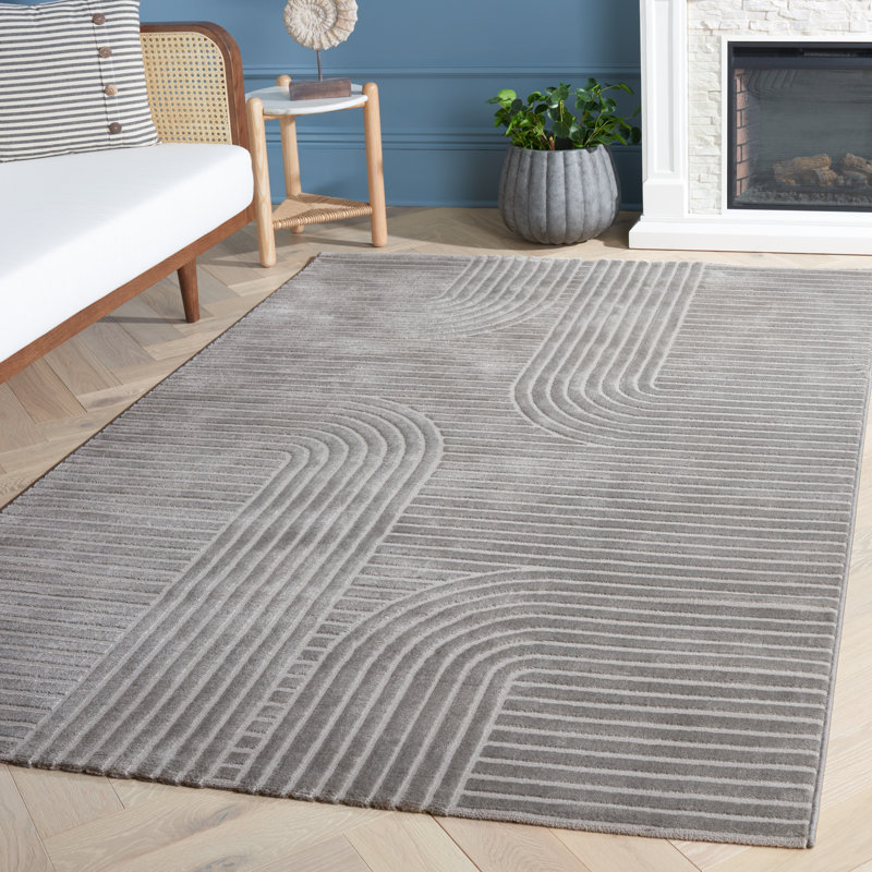 Saylor 100 Performance Abstract Rug, Rectangle 5'5" x 7'7"