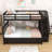 Twin Over Full Wooden Bunk Bed with Staircase Storage and Drawers-226013697