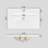 27.8" White Ceramic Basin, Only Ceramic Sink, Without Cabinet