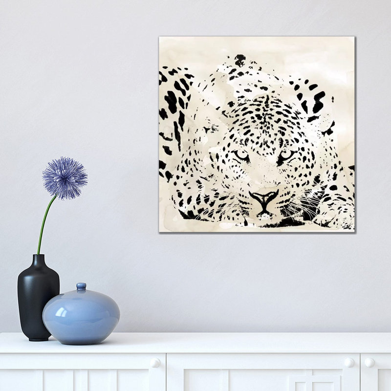 «Leopard Spot III» par Carol Robinson, impression sur toile tendue, H 12 po x l 12 po x P 0,75 po