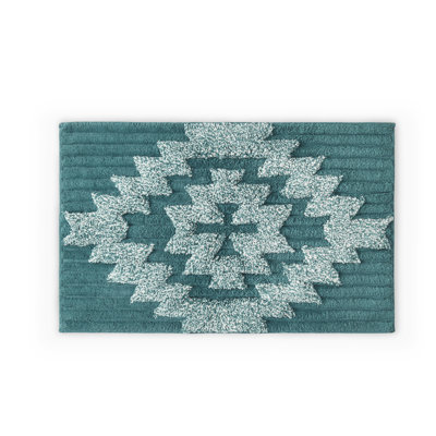 Pagosa Springs Bath Rug Green 21x34"