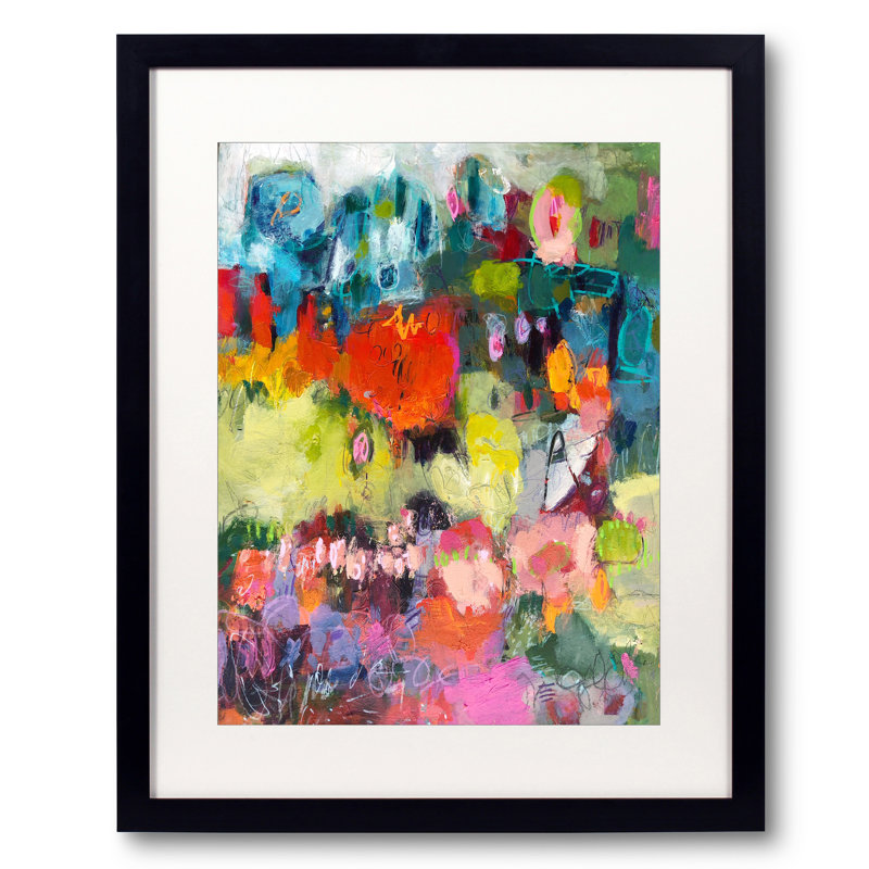 Story Park Print by Elizabeth Chapman, Black Framed Paper, 31.25" H x 25.25" W