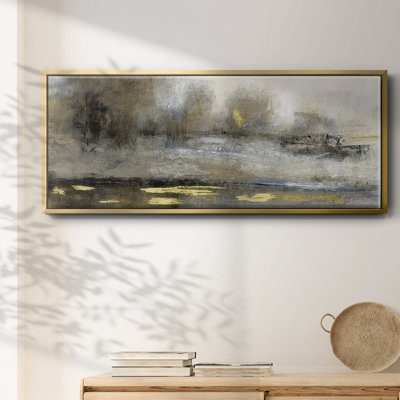 Embellished Gilt Landscape II- Framed Canvas