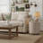 2-piece Coffee and End Table Set With Starburst Pattern