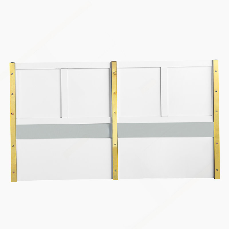 Gaines  Bed,  High Gloss, White